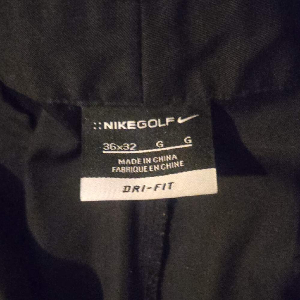 Nike Golf 36×32 Black Dri-Fit Pants